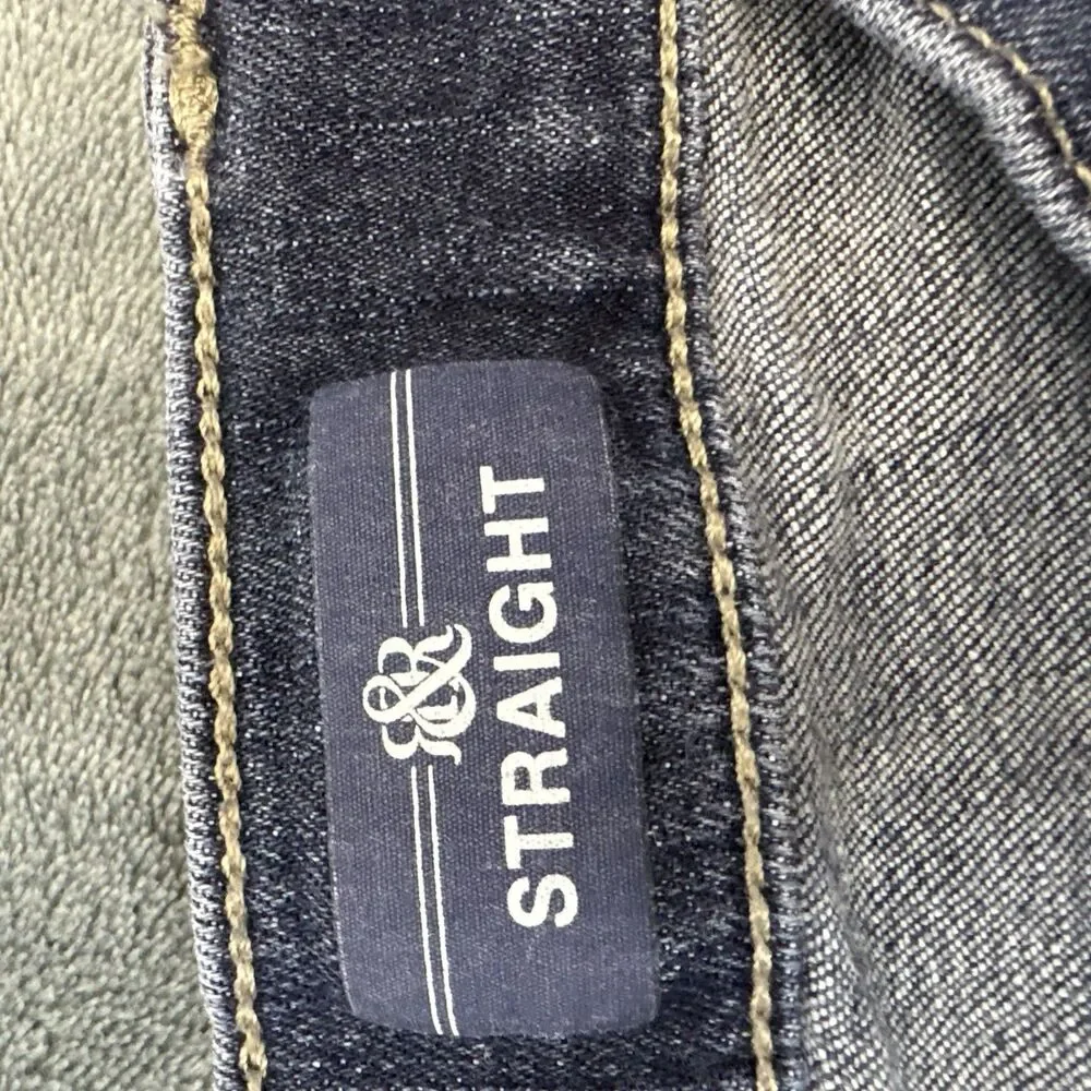 Rock & Republic Men's Jeans Straight Leg Size 36X30 Dark Wash